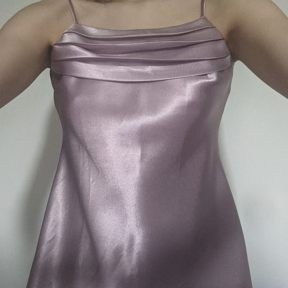 Vintage lilac satin cami blouse - Picture 4 of 4